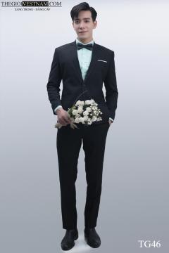 Bộ Suit Đen Dày Modern Fit TGS46